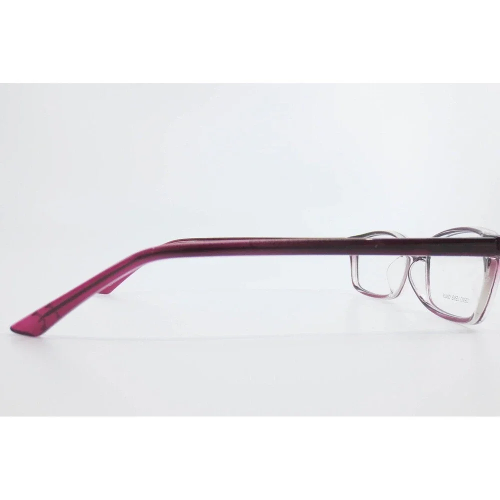 FGX KP3000 Berry Purple Rectangular Eyeglasses Frames 49-16-135 TG0721